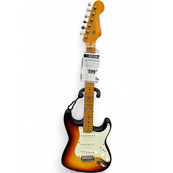 Used Fernandes The Revival Strat 2 Tone Sunburst Solid Body Electric Guitar