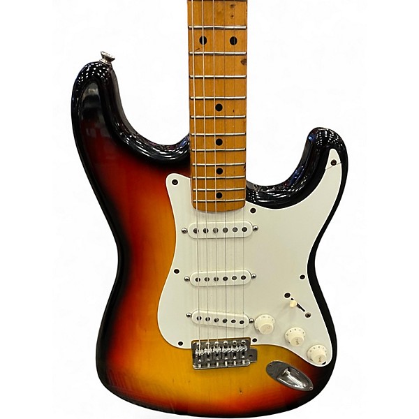 Used Fernandes The Revival Strat 2 Tone Sunburst Solid Body Electric Guitar
