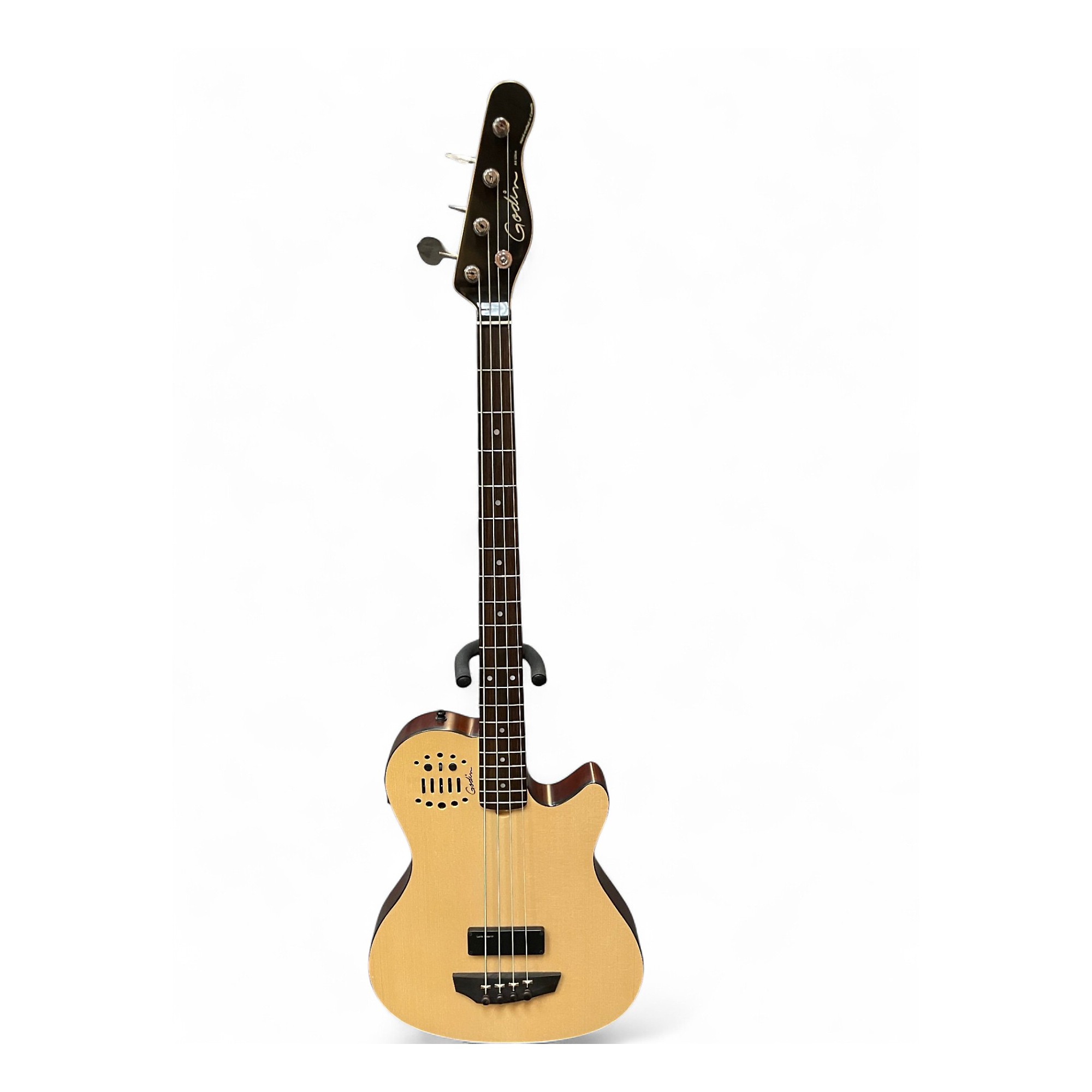 Used Godin A4 Ultra Natural Electric Bass Guitar Natural | Guitar