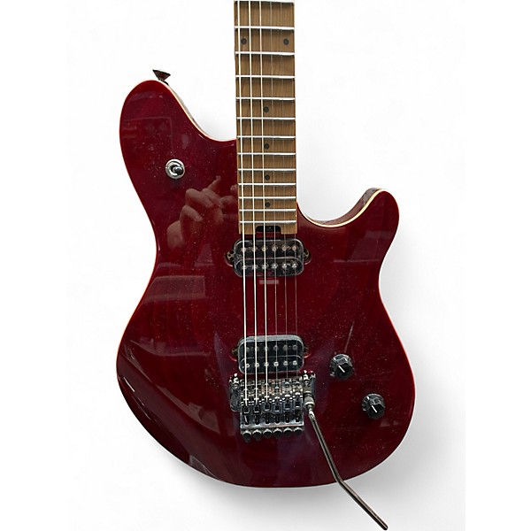Used EVH 2020 EVH Wolfgang WG Standard QM with Baked Maple Fretboard Wine Red Solid Body Electric Guitar