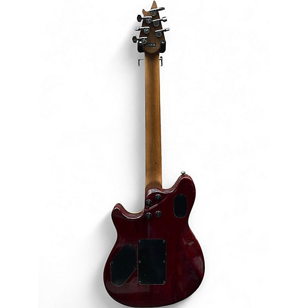 Used EVH 2020 EVH Wolfgang WG Standard QM with Baked Maple Fretboard Wine Red Solid Body Electric Guitar