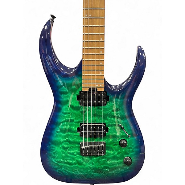 Used Jackson Pro Series Misha Mansoor Signature Juggernaut HT6 Blue Solid Body Electric Guitar
