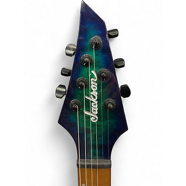 Used Jackson Pro Series Misha Mansoor Signature Juggernaut HT6 Blue Solid Body Electric Guitar
