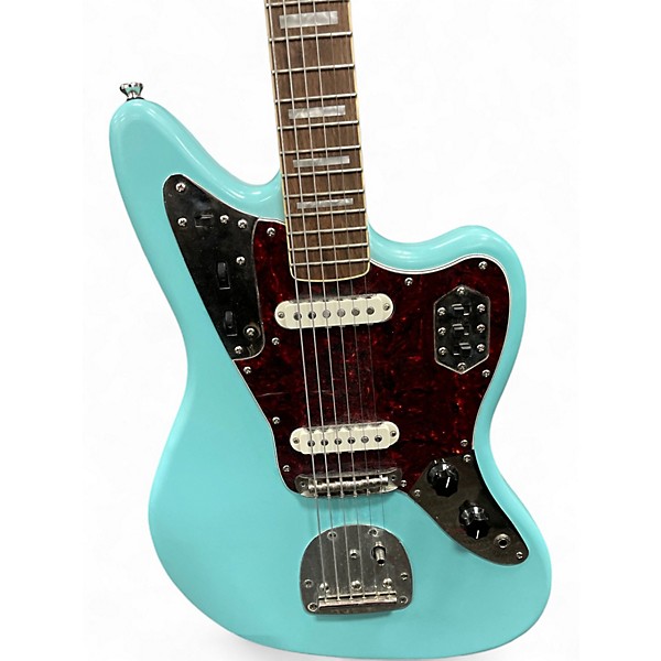 Used Squier Classic Vibe 1970S Jaguar Daphne Blue Solid Body Electric Guitar