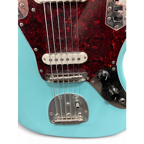 Used Squier Classic Vibe 1970S Jaguar Daphne Blue Solid Body Electric Guitar