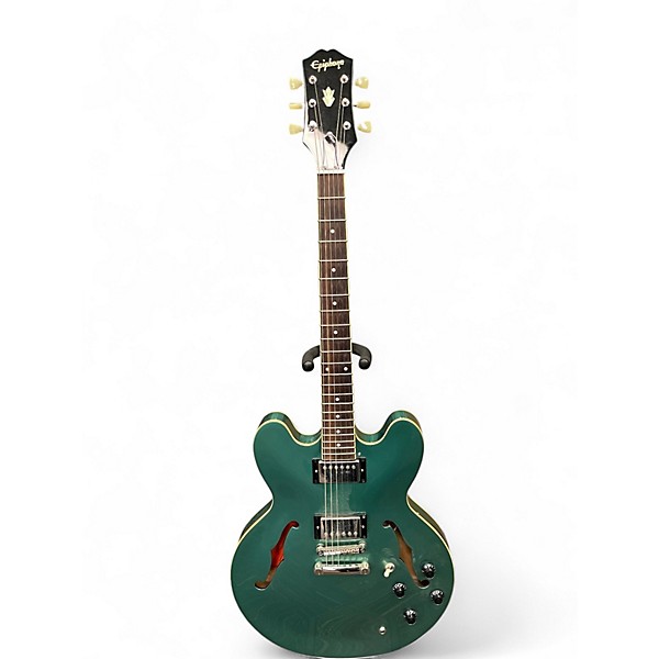 Used Epiphone ES335 Inverness Green Hollow Body Electric Guitar
