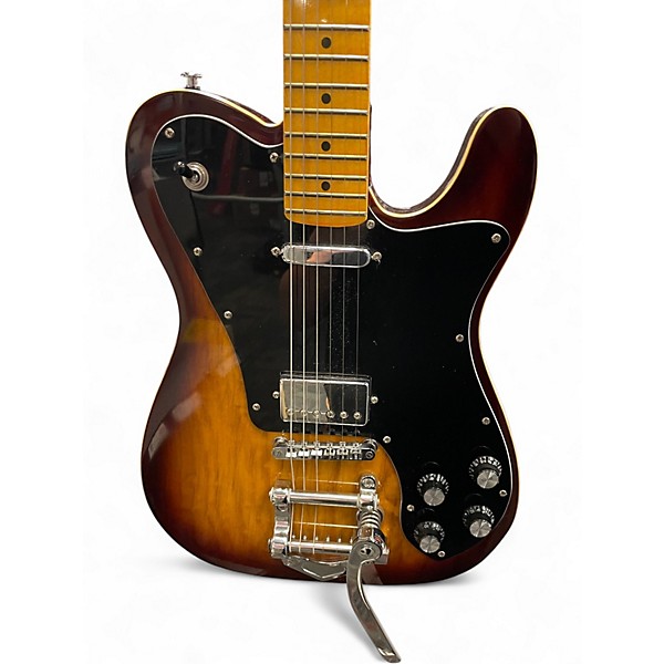Used Zuwei Telecaster 2 Color Sunburst Solid Body Electric Guitar
