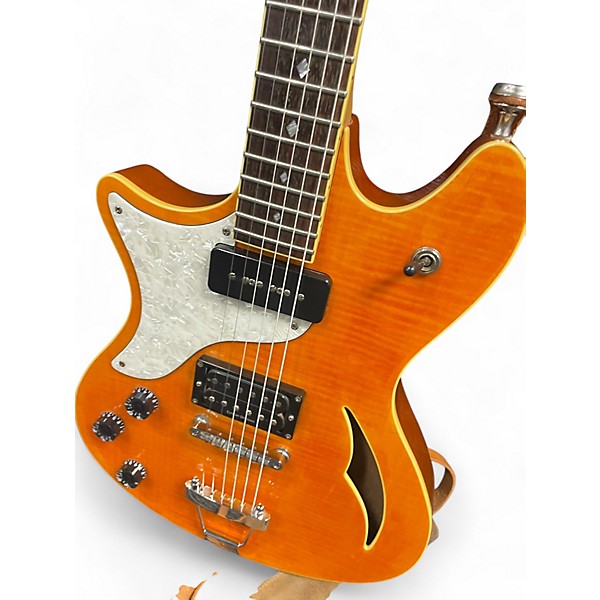 Used Schecter Guitar Research tsh1lh trans orange Hollow Body Electric Guitar