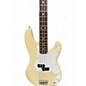 Used Fender MEXICO STANDARD P BASS CREAM Electric Bass Guitar