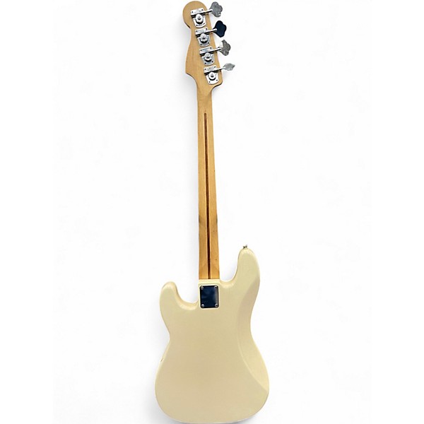Used Fender MEXICO STANDARD P BASS CREAM Electric Bass Guitar