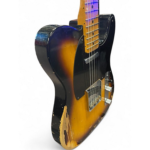 Used 2012 Fender 1952 Relic Telecaster 3 Color Sunburst Solid Body Electric Guitar