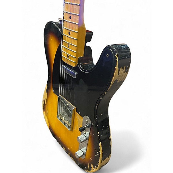 Used 2012 Fender 1952 Relic Telecaster 3 Color Sunburst Solid Body Electric Guitar