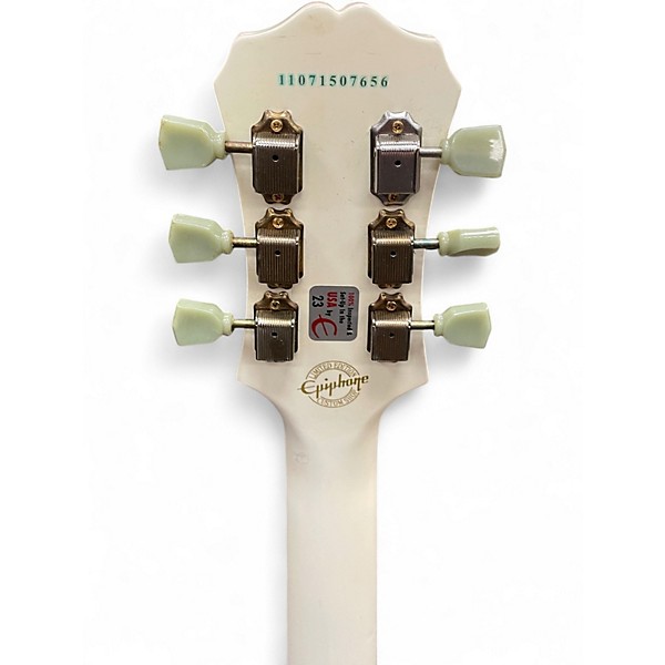 Used Epiphone Les Paul Studio Alpine White Solid Body Electric Guitar