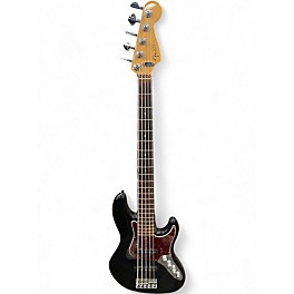 Used Fender American Deluxe Jazz Bass V Black Electric Bass Guitar
