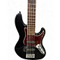Used Fender American Deluxe Jazz Bass V Black Electric Bass Guitar