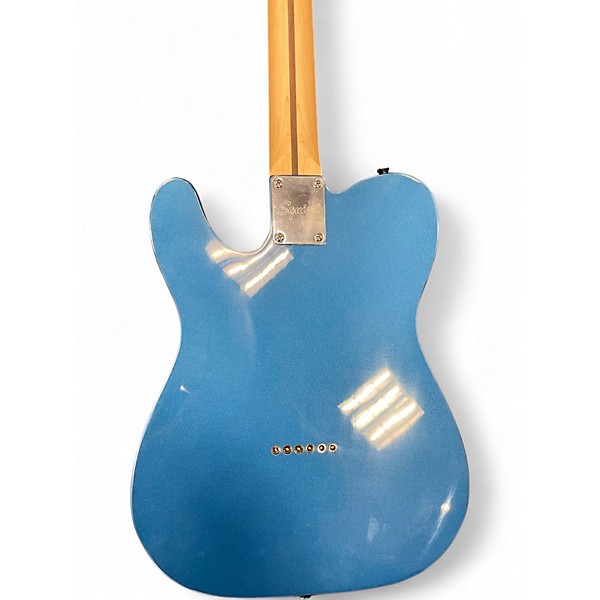 Used Squier Telecaster Blue Solid Body Electric Guitar