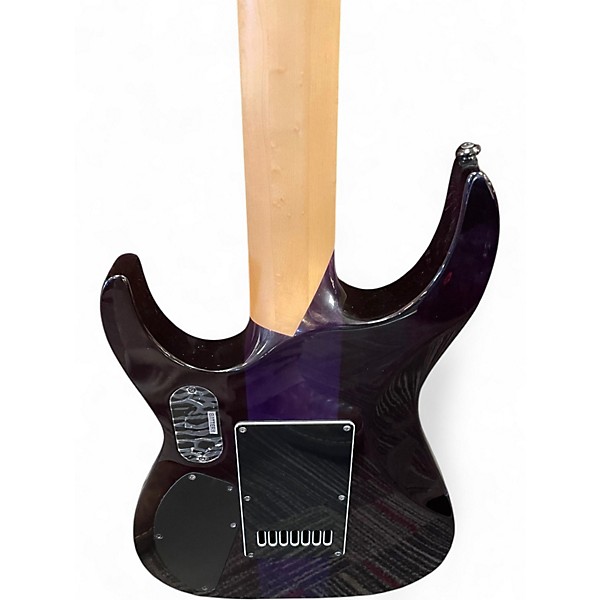 Used ESP LTD SH7-ET Trans Purple Solid Body Electric Guitar