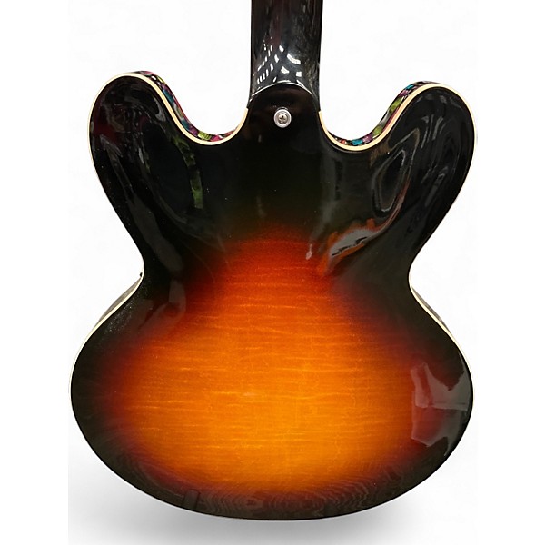 Used Gibson ES335 Figured Triburst Hollow Body Electric Guitar