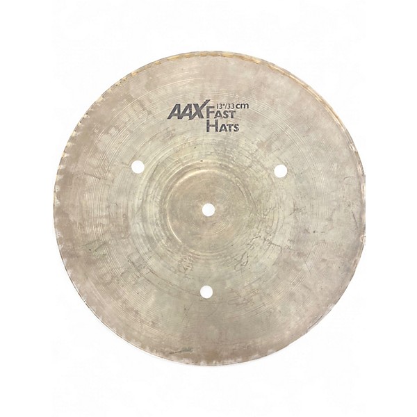 Used SABIAN 13in AAX Fast Hi Hat Pair Cymbal