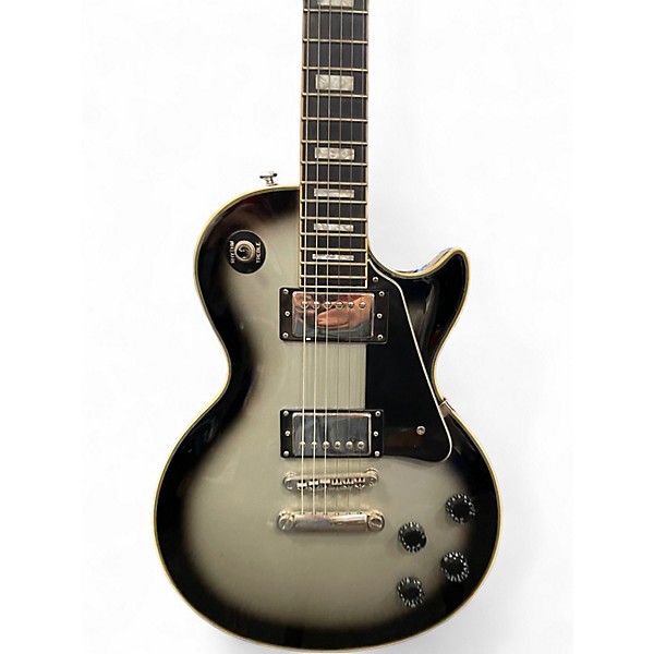 Used Epiphone Les Paul Custom Silver Burst Solid Body Electric Guitar