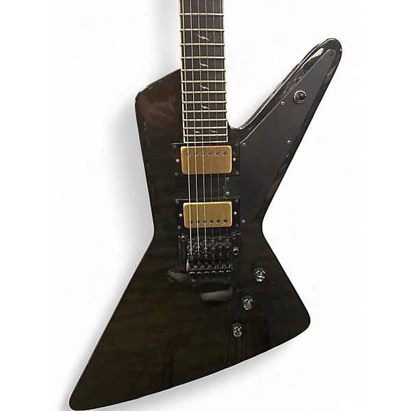 Used Epiphone Futura Prophecy Custom FX with Floyd Rose Black Solid Body Electric Guitar