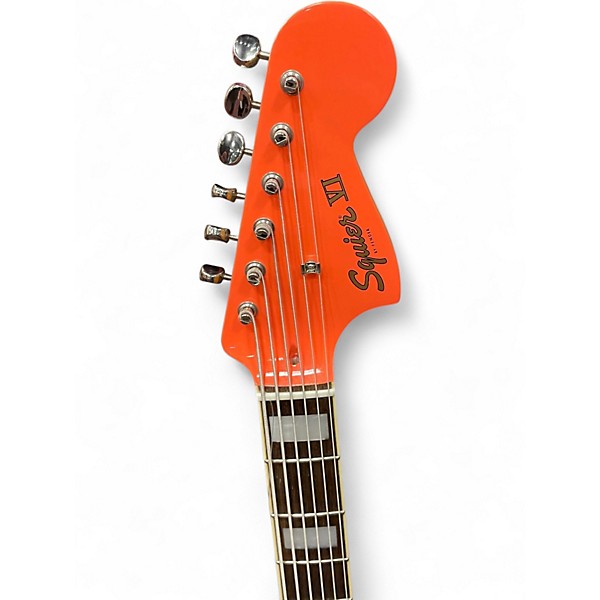 Used Squier Bass VI Tahitian Coral Electric Bass Guitar