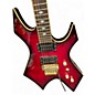 Used B.C. Rich 2000S WARLOCK DELUXE Black Cherry Solid Body Electric Guitar