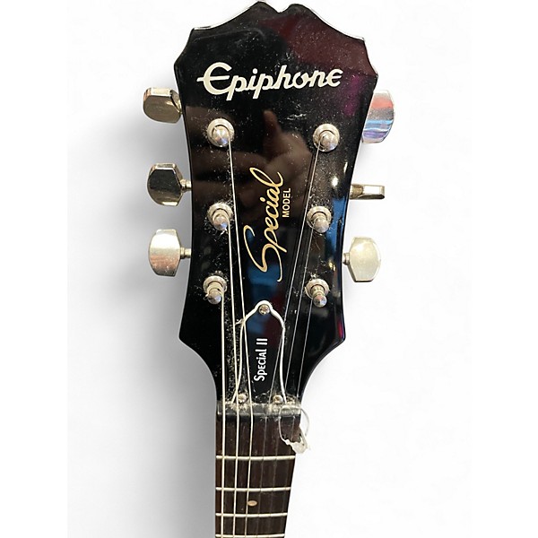 Used Epiphone Les Paul Special II Black Solid Body Electric Guitar