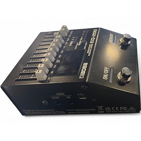 Used BOSS EQ200 Graphic Equalizer Pedal