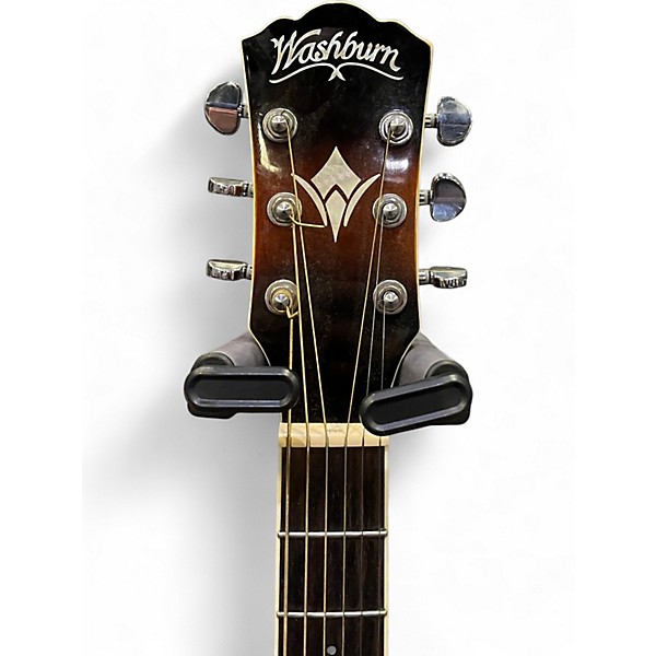 Used Washburn EA15 2 Color Sunburst Acoustic Electric Guitar