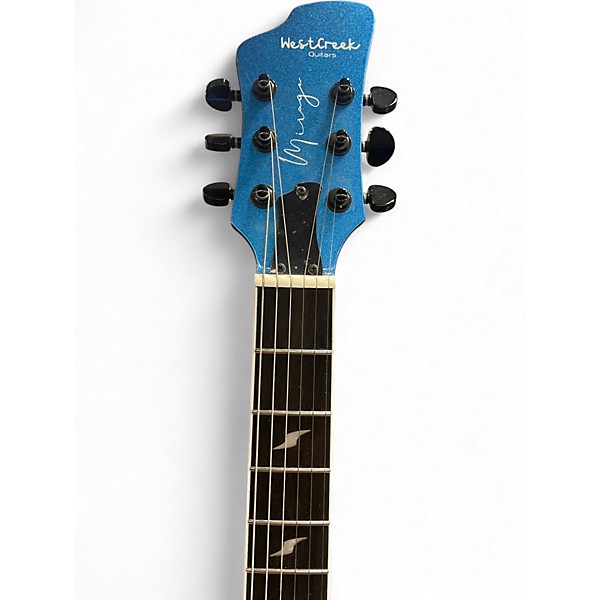 Used Westcreek MIRAGE Blue Solid Body Electric Guitar
