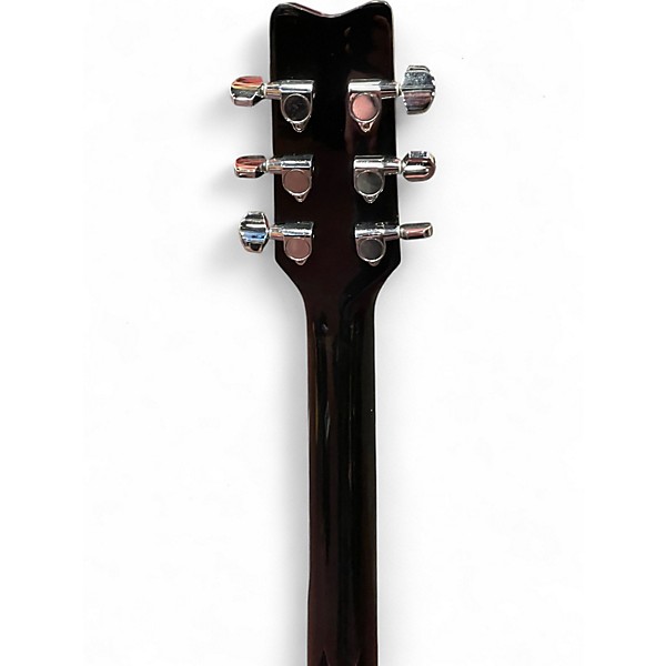 Used Washburn Paul Stanley Signature PS9B Black and Red Acoustic Guitar