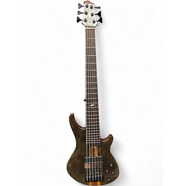 Used Roscoe Custom Natural Electric Bass Guitar