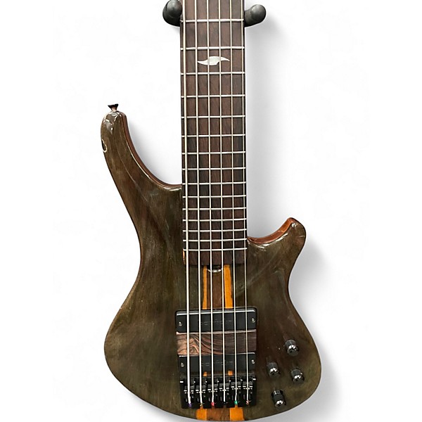 Used Roscoe Custom Natural Electric Bass Guitar