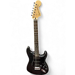 Used Squier Bullet Stratocaster HSS Black Solid Body Electric Guitar