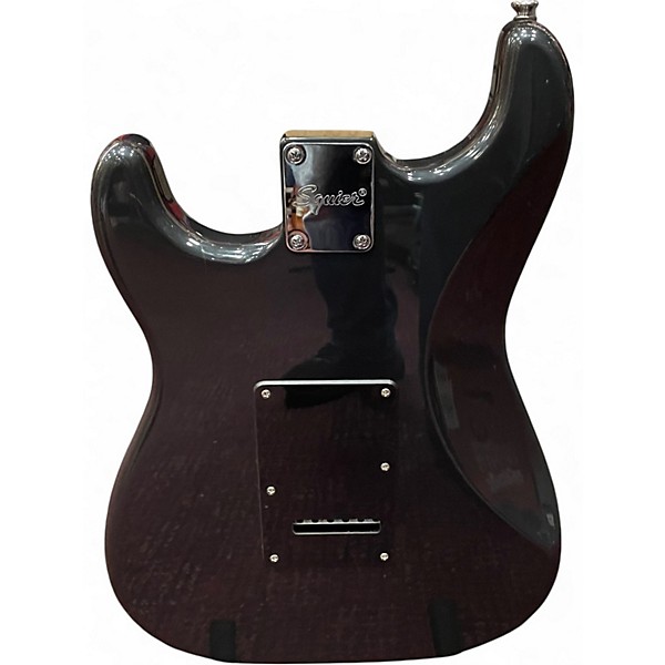 Used Squier Bullet Stratocaster HSS Black Solid Body Electric Guitar