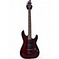 Used Schecter Guitar Research Demon 6 Crimson Red Trans Solid Body Electric Guitar thumbnail