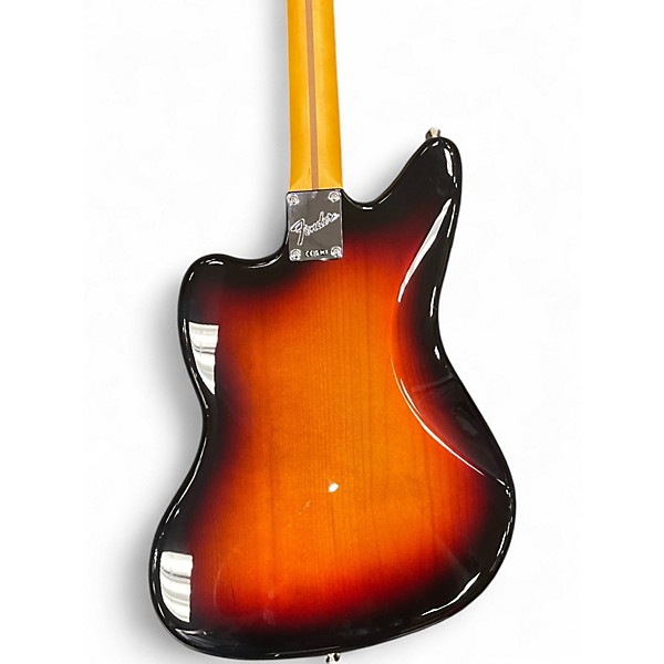 Used Fender American Professional Classic Jaguar 2 Color Sunburst Solid Body Electric Guitar