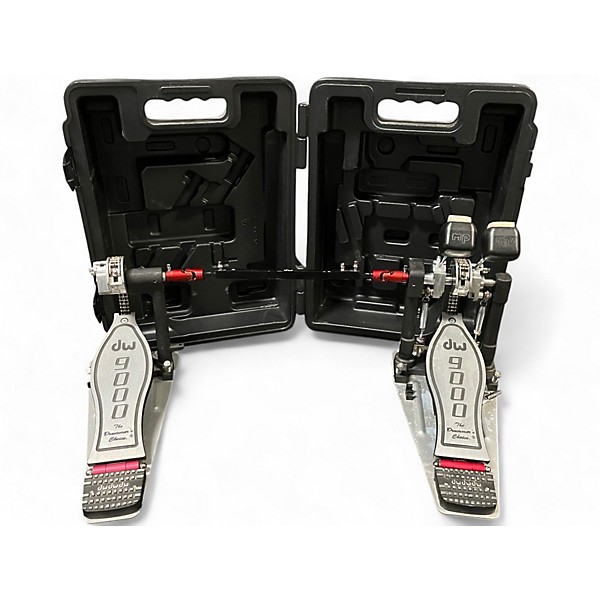 Used DW 9000 Series Double Double Bass Drum Pedal