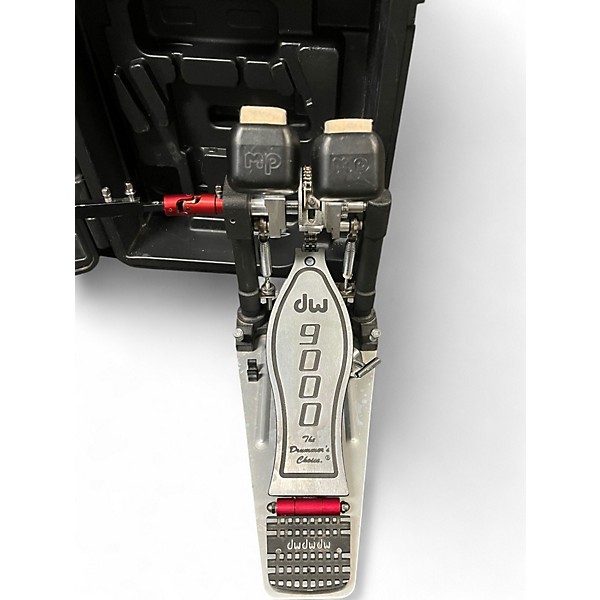 Used DW 9000 Series Double Double Bass Drum Pedal