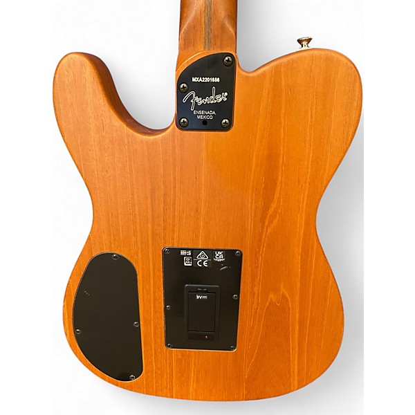 Used Fender Acoustasonic Player Telecaster Sunburst Acoustic Electric Guitar