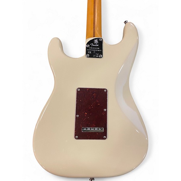 Used Fender American Professional II Stratocaster Cream Solid Body Electric Guitar