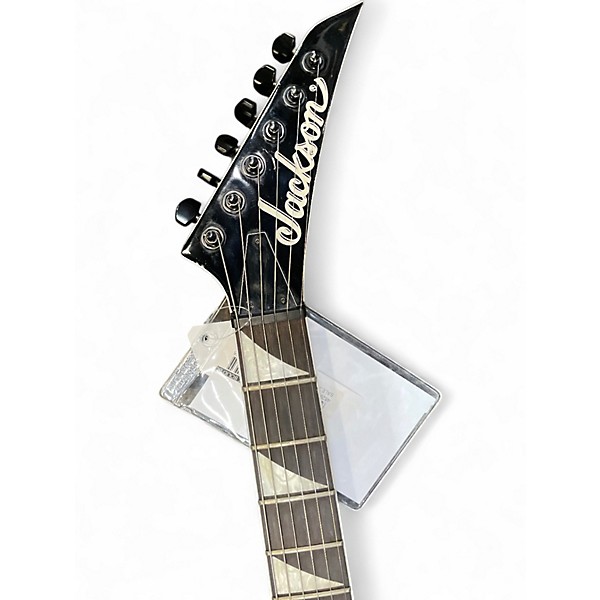 Used Jackson JS32Q Trans Black Solid Body Electric Guitar