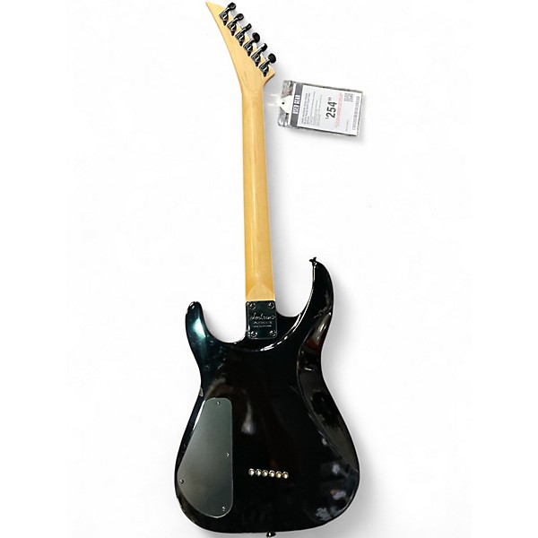 Used Jackson JS32Q Trans Black Solid Body Electric Guitar