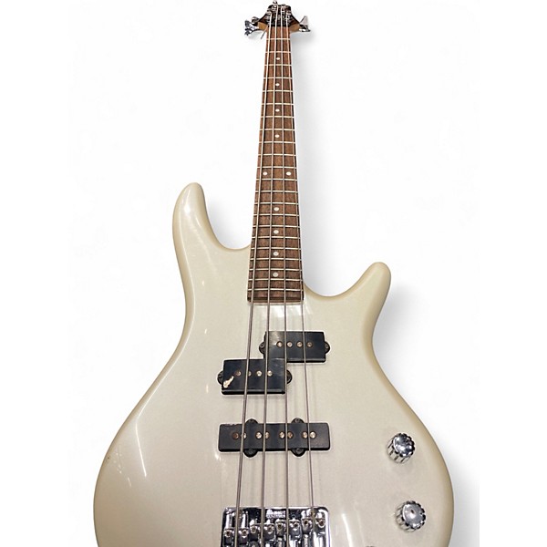 Used Ibanez GSRM20 Mikro Short Scale Pearl White Electric Bass Guitar