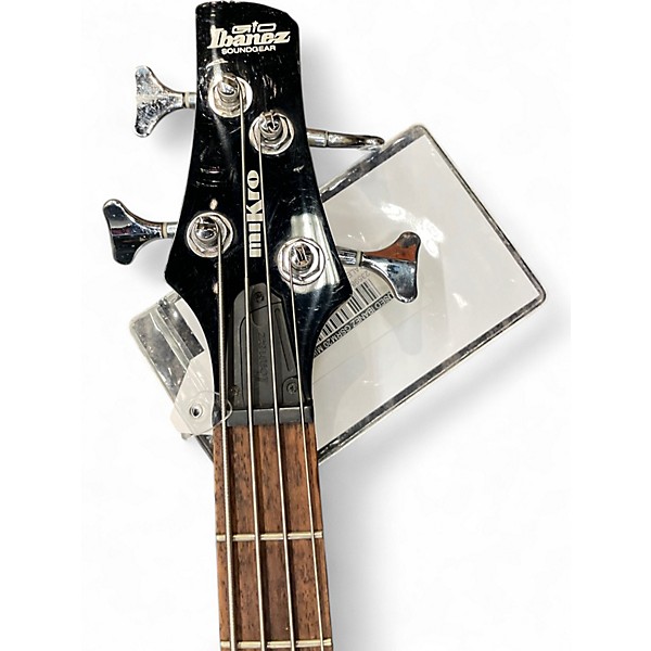 Used Ibanez GSRM20 Mikro Short Scale Pearl White Electric Bass Guitar