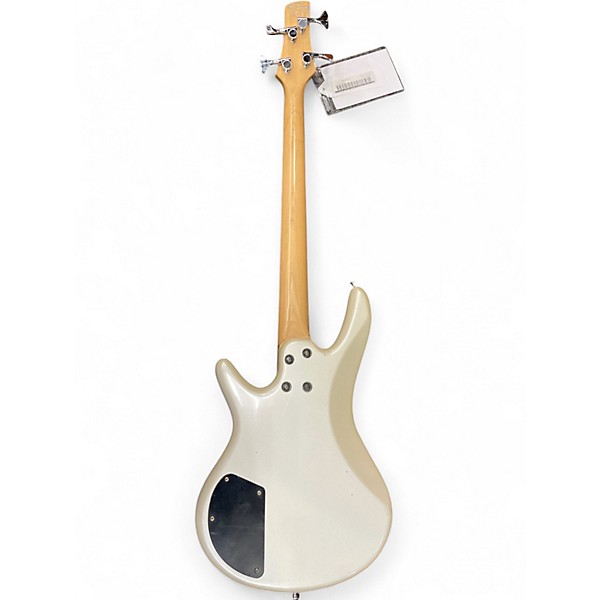 Used Ibanez GSRM20 Mikro Short Scale Pearl White Electric Bass Guitar