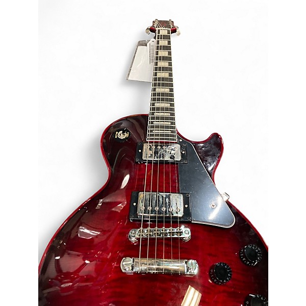 Used Epiphone LES PAUL CUSTOM WIDOW Crimson Red Burst Solid Body Electric Guitar