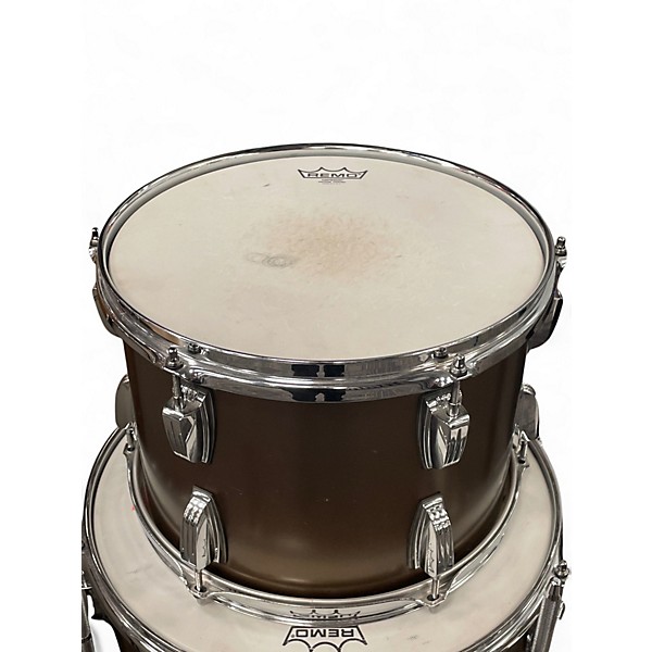 Used Ludwig 3 Piece Classic Maple Vintage Bronze Mist Drum Kit