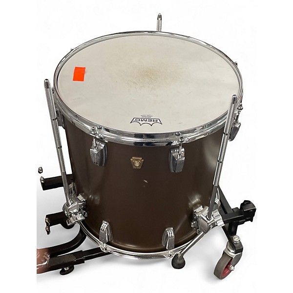 Used Ludwig 3 Piece Classic Maple Vintage Bronze Mist Drum Kit